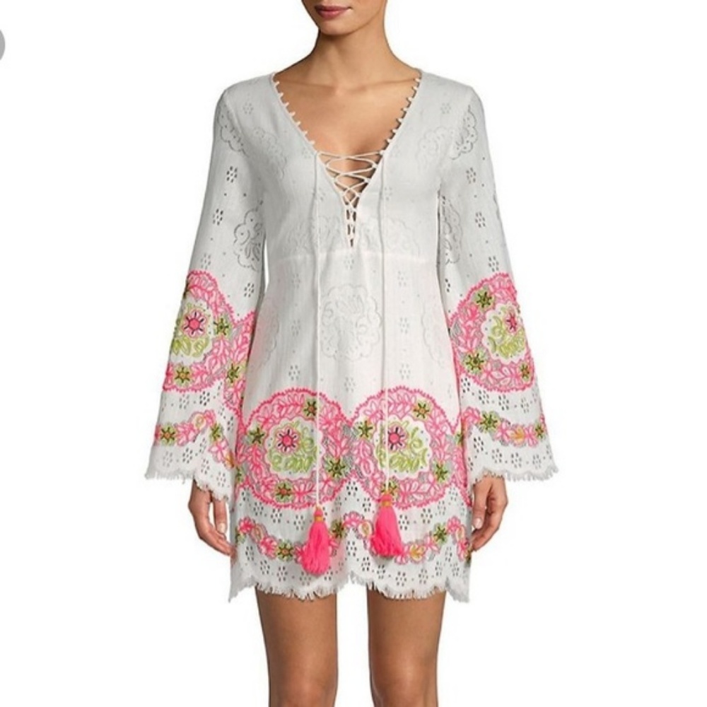 1st Sight Embroidered Peasant Dress
